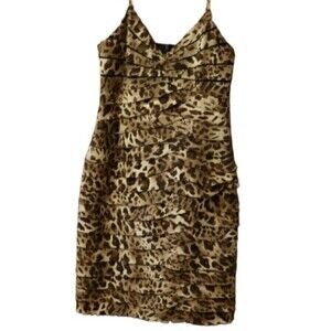 lavish alice brown dress AMARA Contrast Tailored Mini Dress in Chocolate main image 0